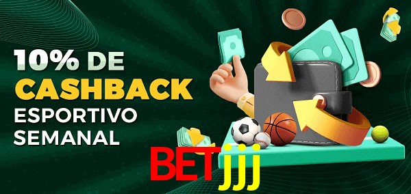 10% de bônus de cashback na betjjj