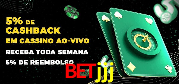 Promoções do cassino ao Vivo betjjj